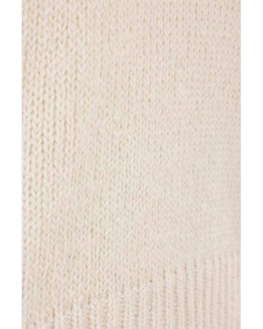 Jil Sander White Sweaters