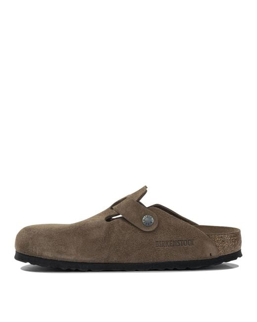 Birkenstock Brown "Boston Sfb" Sabot