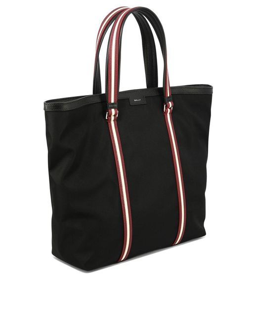 Bally Black "Code" Tote Bag for men