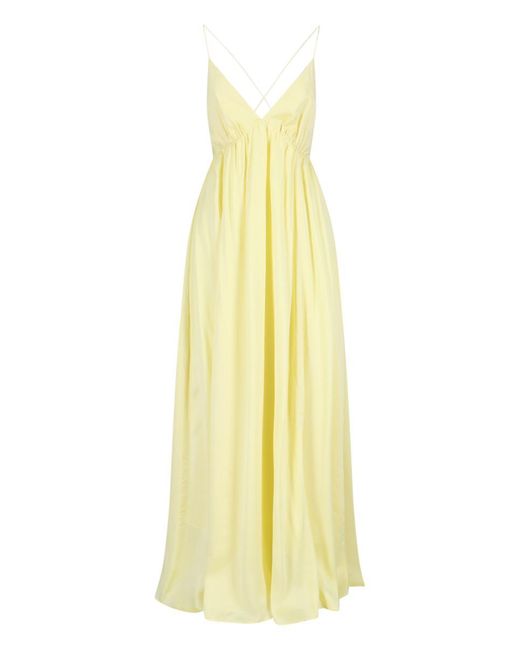 Zimmermann Yellow Crossed Maxi Dress