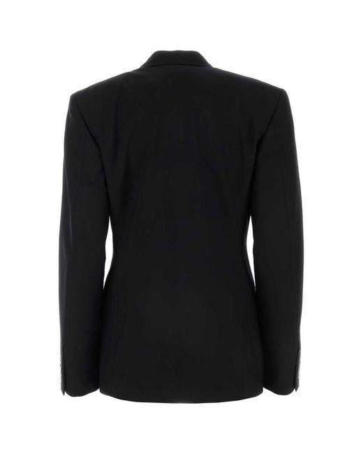 Balenciaga Black Jackets And Vests
