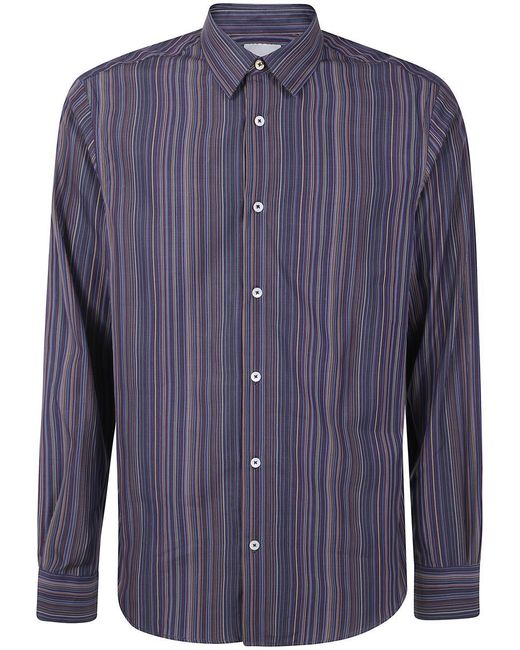 Paul Smith Blue C Slim Fit Shirt for men