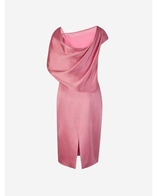 Givenchy Pink Flamingo Midi Dress