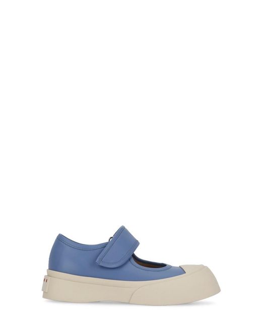 Marni Blue Flat Shoes