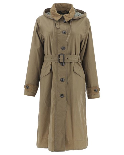 Barbour Multicolor "alice" Waxed Trench