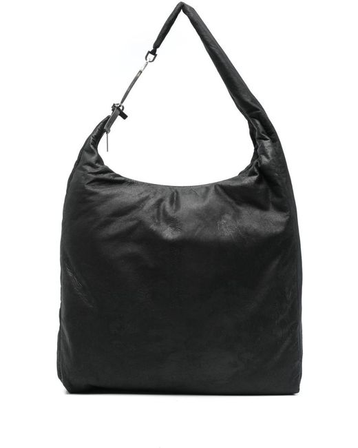Rick Owens Gemini Leather Shoulder Bag in Black | Lyst