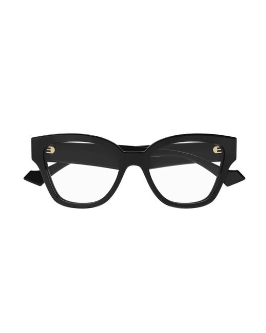 Gucci Black GG1424O Linea GG Logo Eyeglasses