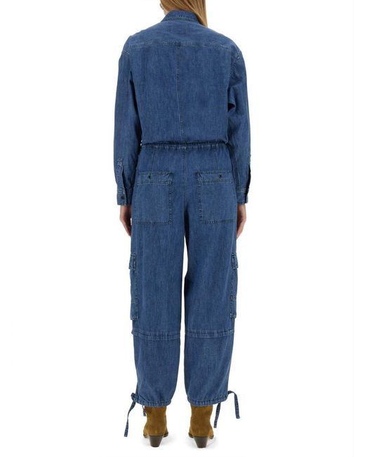 Isabel Marant Blue Idany" Jumpsuit