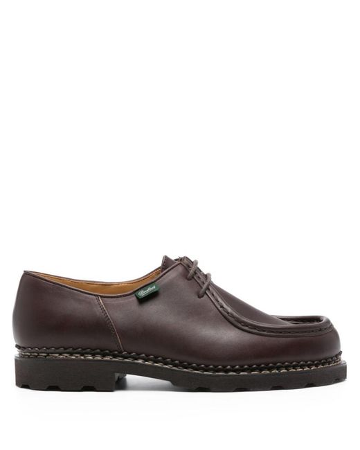 Paraboot Brown Michael Leather Loafers for men