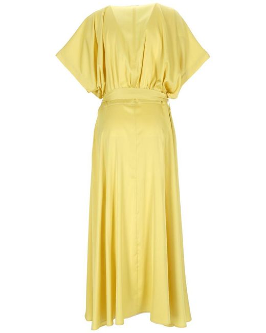 D.exterior Yellow Dresses