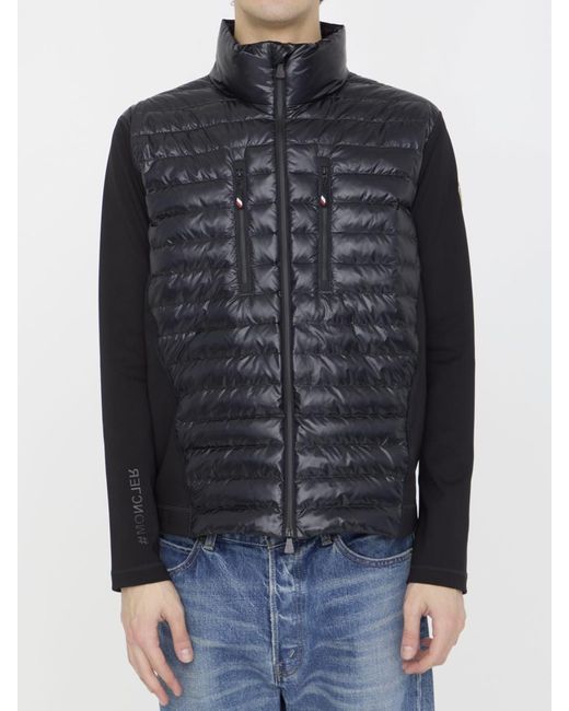 3 MONCLER GRENOBLE Black Zip-up Jacket for men