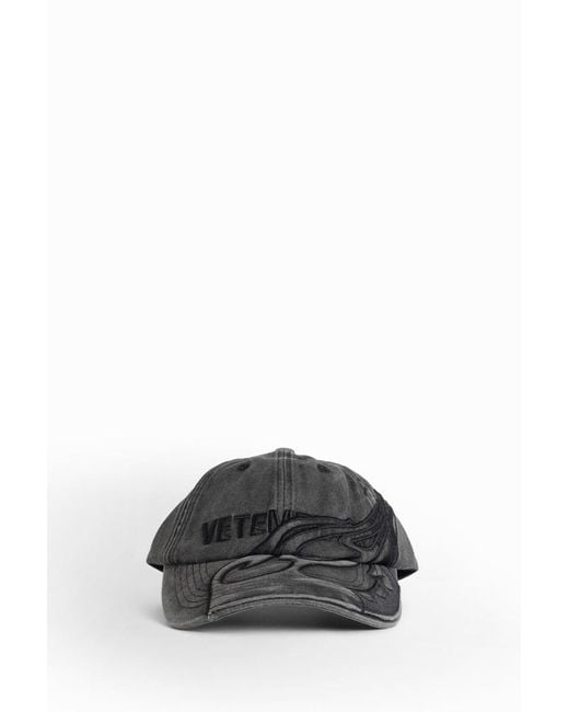 Vetements Black Hats for men