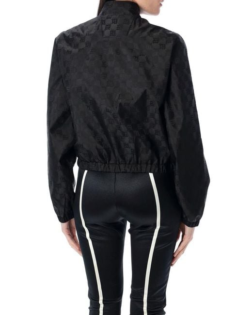 M I S B H V Black Monogram Windbreaker