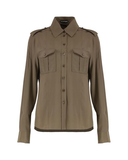 Tom Ford Green Silk Shirt