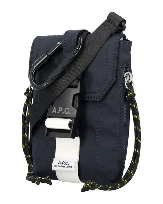 A.P.C. Blue Shoulder Bags for men