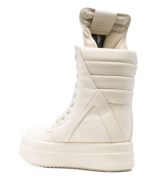 Rick Owens Natural Mega Geobasket Sneakers for men