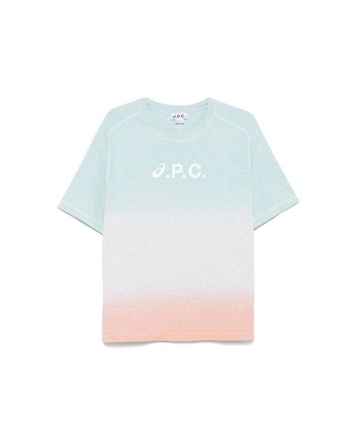 Asics x A.P.C. Blue T-Shirts for men