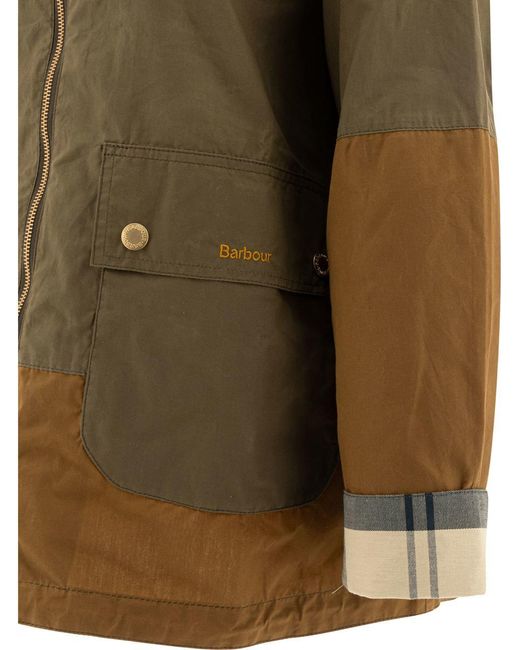 Barbour Green Cotton Jacket For
