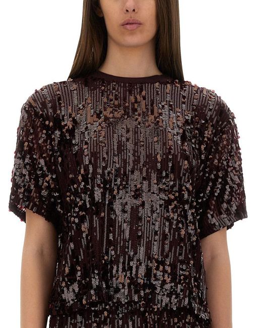 Baum und Pferdgarten Black "juli" Top With Sequins