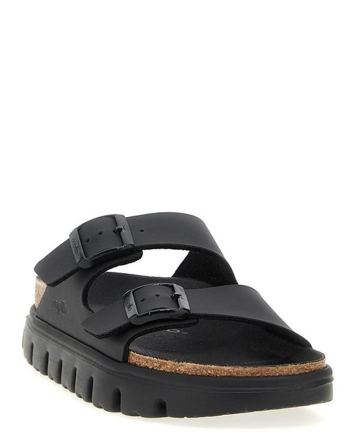 Birkenstock Black 'Arizona Pap Chunky' Sandals