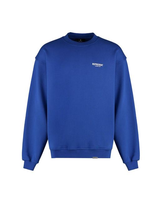 Represent Blue Sweaters for men