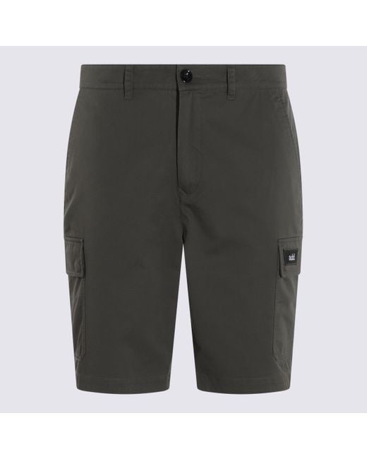 Add Gray Dark Cotton Shorts for men
