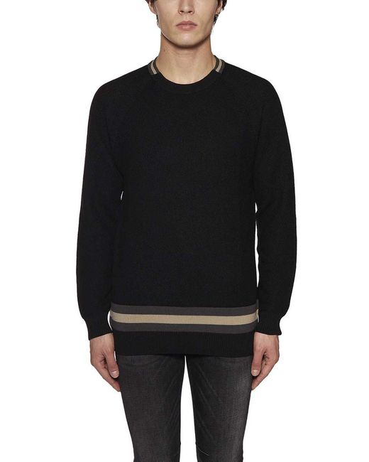 Paolo Pecora Black Jerseys & Knitwear for men