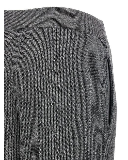 Brunello Cucinelli Gray 'sparkling' Pants