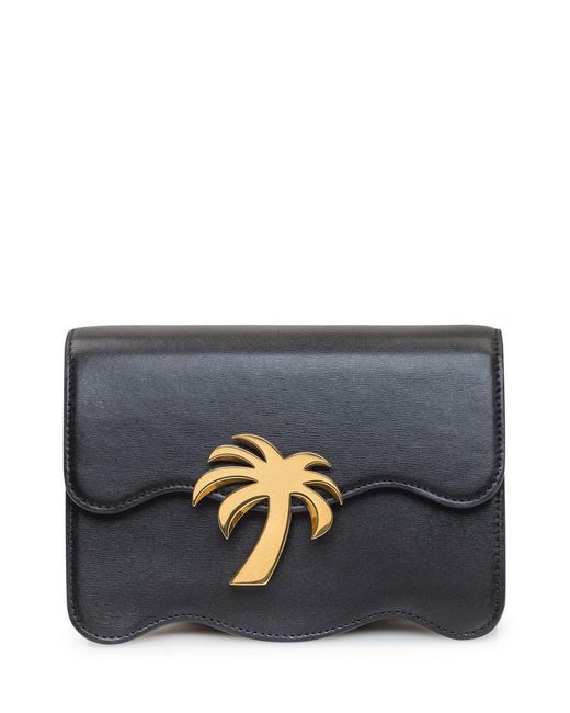 Palm Angels Blue Palm Beach Bag