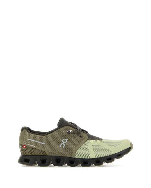 On Shoes Green Sneakers for men