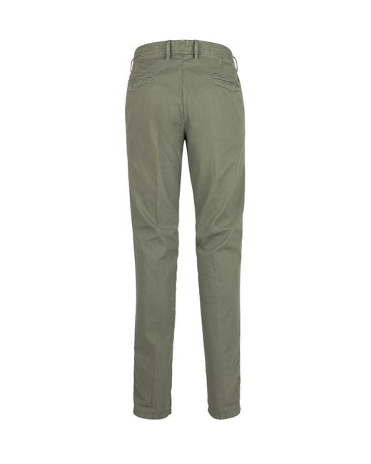 Incotex Green Pants With Pockets for men