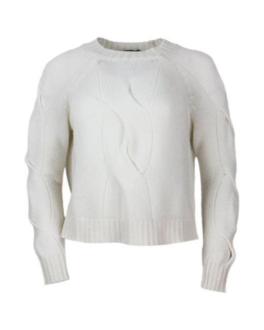 Lorena Antoniazzi White Sweaters