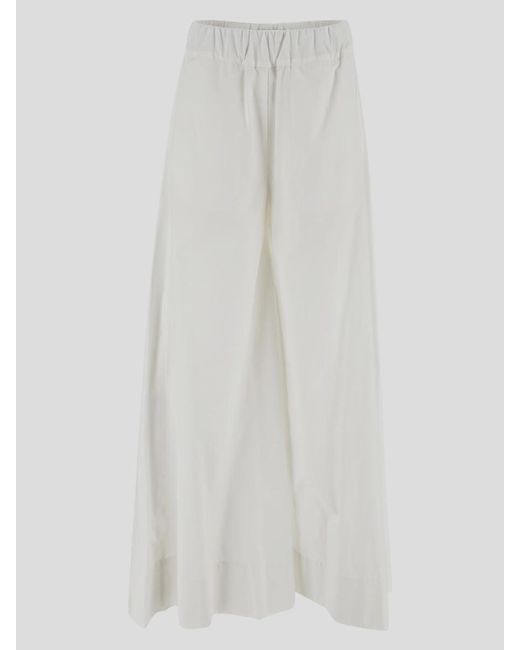 Malo White Trousers