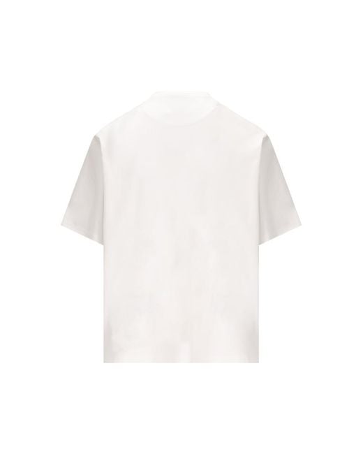 Prada White T-shirt And Polo Shirt for men