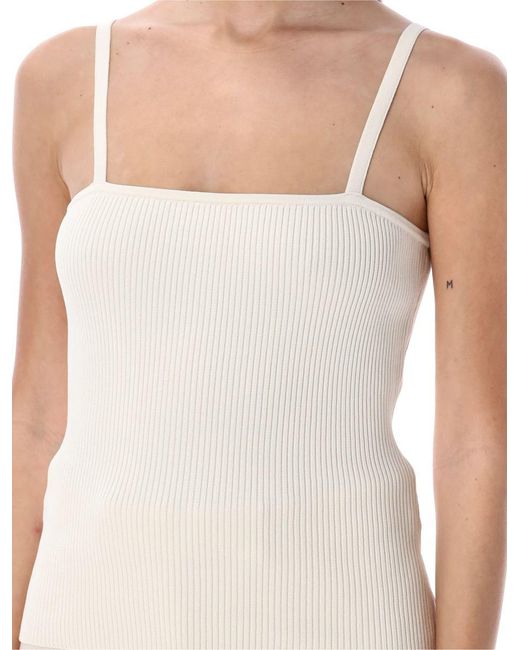 Rohe Natural Squared Shaped Knitted Tank Top