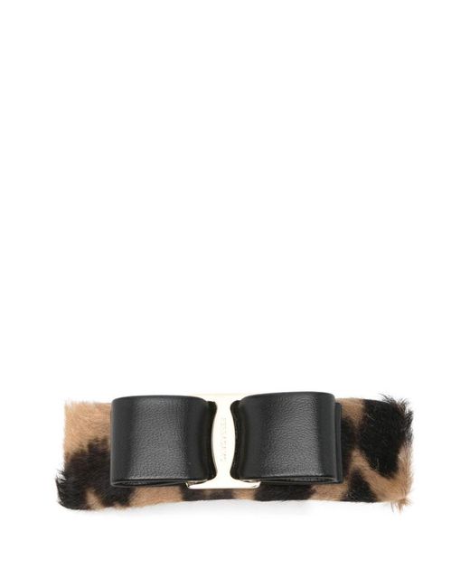 Ferragamo White Vara Hair Clip