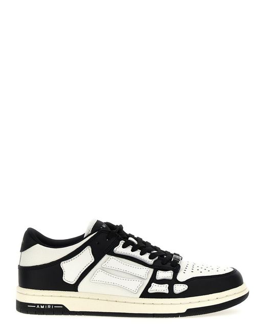 Amiri Black 'Skel Top Low' Sneakers