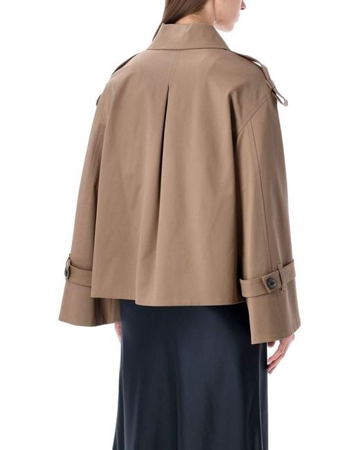 By Malene Birger Natural Alisandra Oversized Trench Jacket