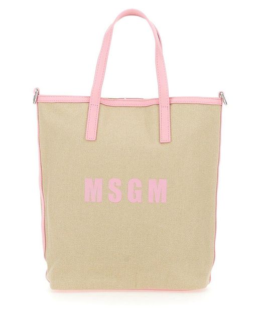 MSGM Natural Handbags
