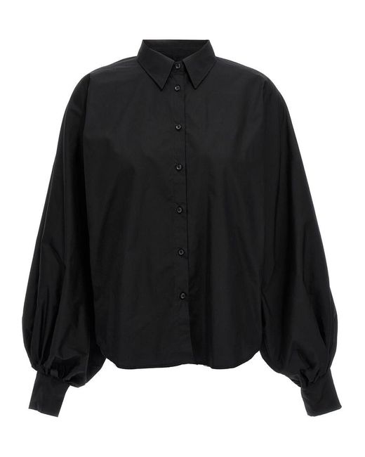 Made In Tomboy 'claire' Shirt in Black | Lyst