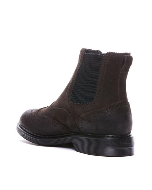 Hogan Brown Chelsea Boot for men