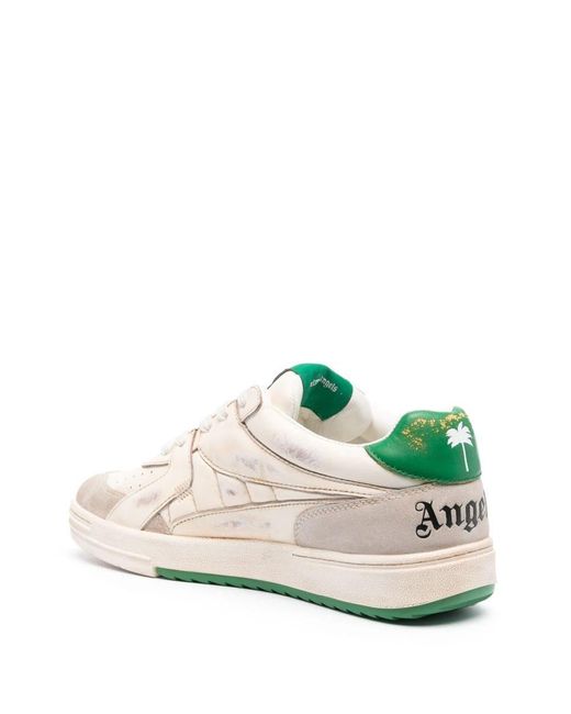 University Sneakers Suede in neutrals - Palm Angels® Official