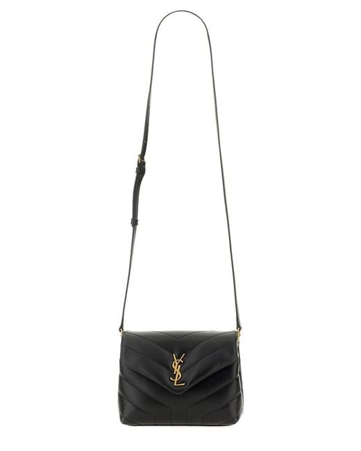 Saint Laurent White Borsa Loulou Toy