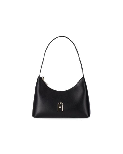 Furla Black Diamante Mini Shoulder Bag