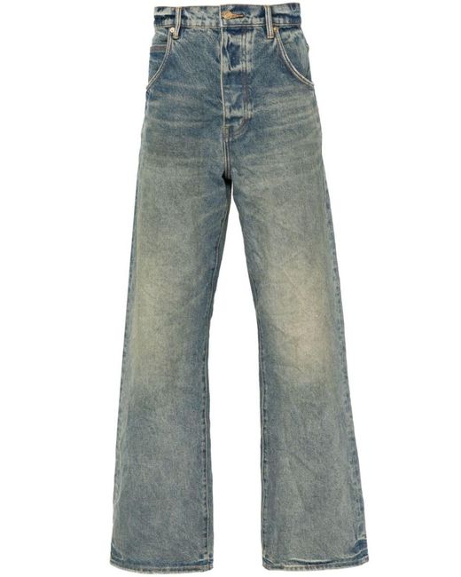 Purple Brand Blue Relaxed Fit Denim Jeans for men
