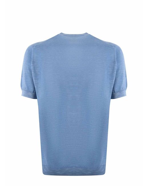 FILIPPO DE LAURENTIIS Blue T-Shirt for men