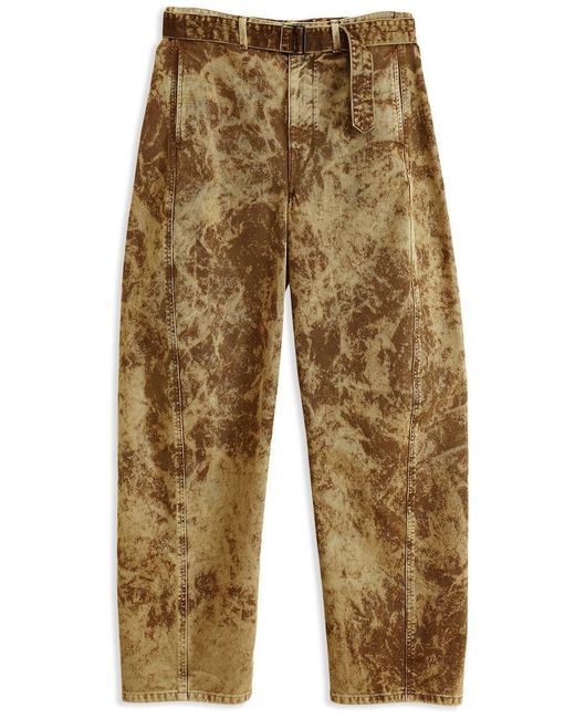 Lemaire Natural Twisted Belted Pants Clothing for men