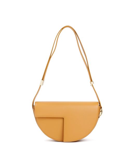 Patou Leather Le Bag in Yellow Womens Shoulder bags Patou Shoulder bags 