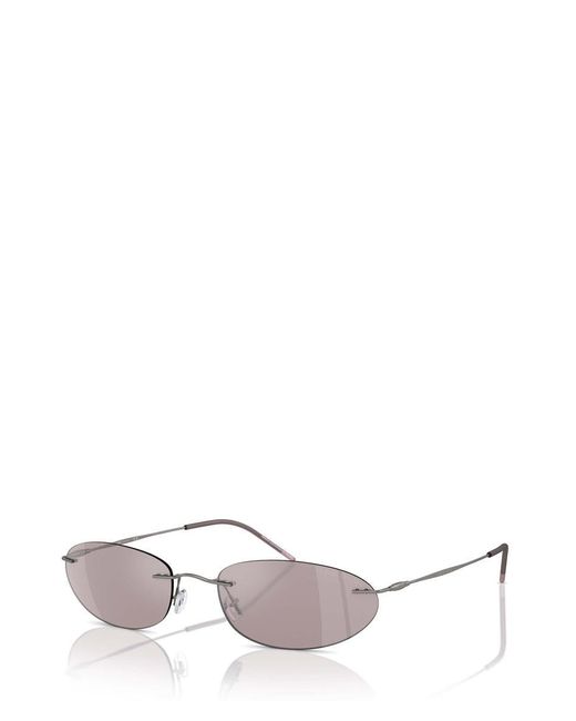 Giorgio Armani White Sunglasses