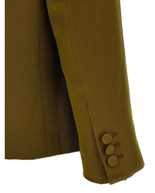 Dries Van Noten Green 'Bamis' Blazer